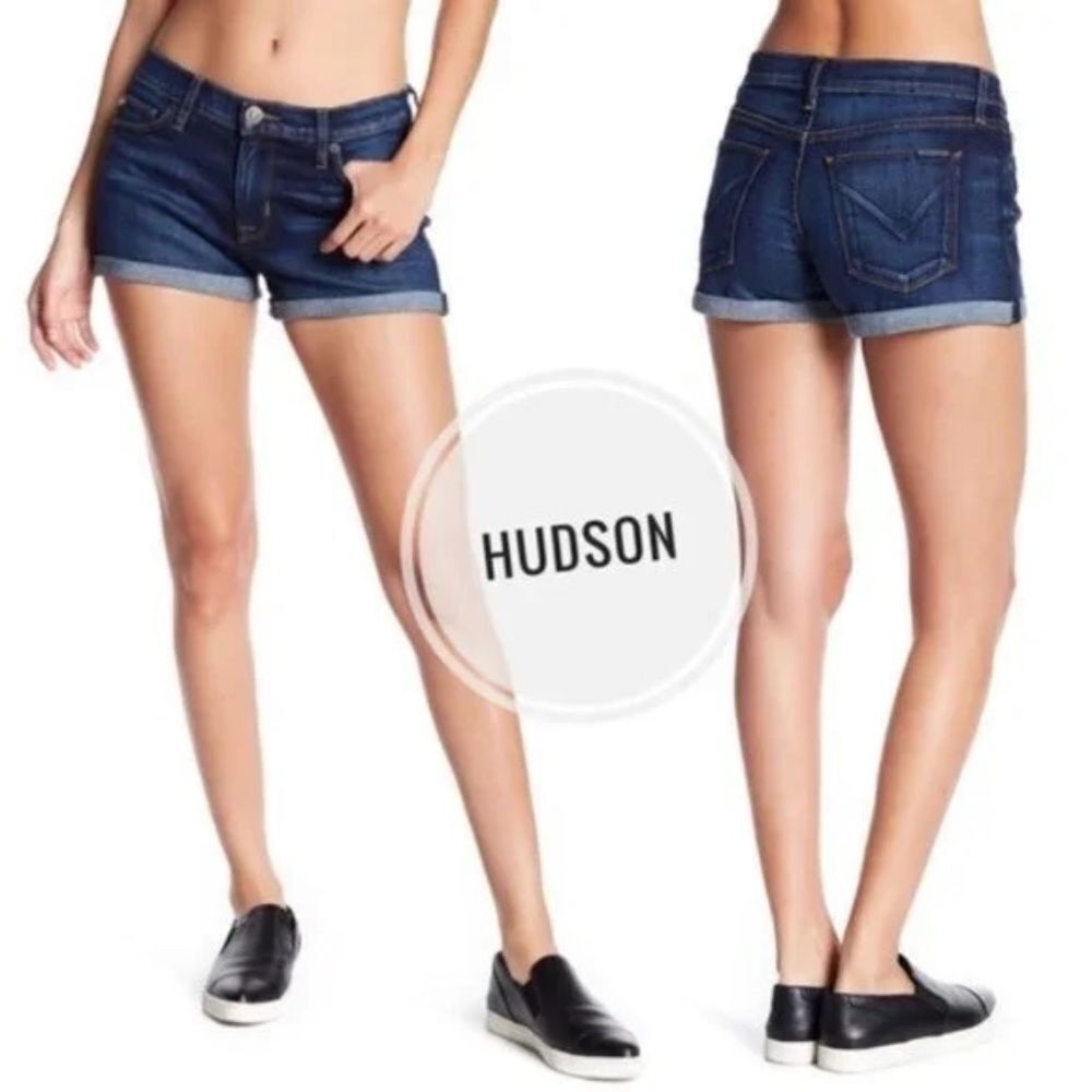 Hudson Asha Midrise Cuffed Jeans Sz 26